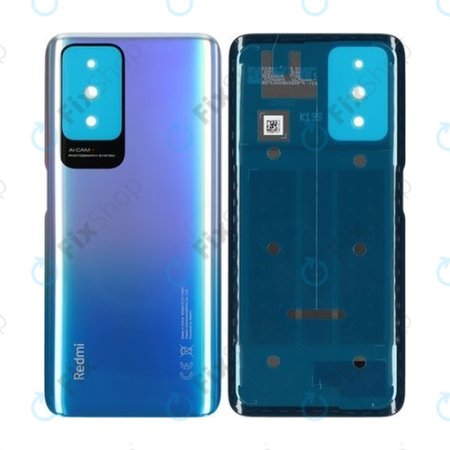 Xiaomi Redmi 10 (2022) 21121119SG 22011119UY - Battery Cover (Sea Blue) - 55050001JS9X Genuine Service Pack