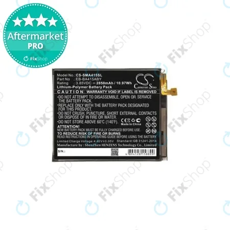 Samsung Galaxy A41 A415F - Battery EB-BA415ABY 2850mAh HQ