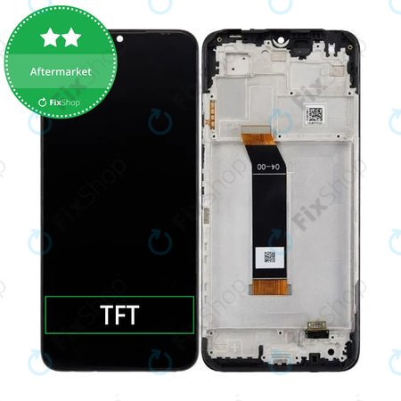 Xiaomi Poco M4 5G 22041219PG - LCD Display + Touch Screen + Frame (Power Black) - 560005L19P00 Genuine Service Pack