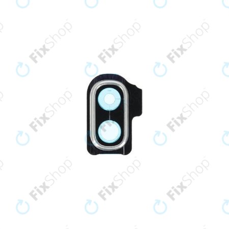 Samsung Galaxy A20e A202F - Rear Camera Lens Frame (White) - GH98-44338B Genuine Service Pack