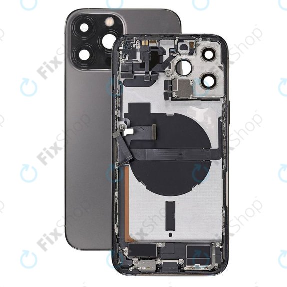 Apple iPhone 13 Pro Max - Rear Housing with Small Parts (Graphite)