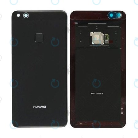 Huawei P10 Lite - Battery Cover + Fingerprint Sensor (Black) - 02351FXB, 02351FWG Genuine Service Pack