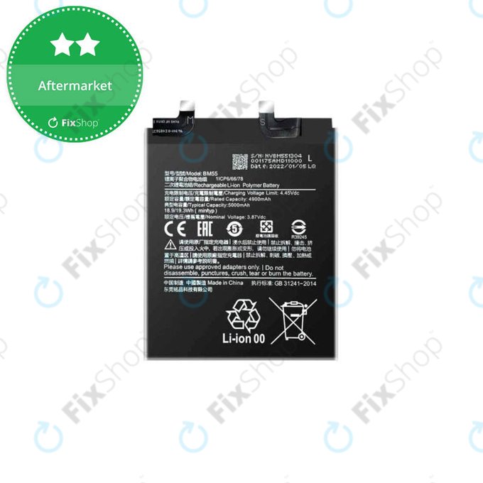 Xiaomi Mi 11 Ultra Battery BM55 5000mAh