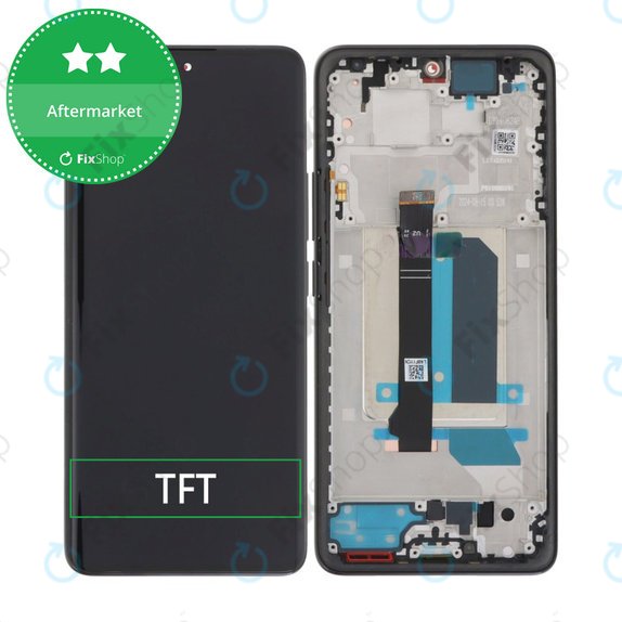 Xiaomi Redmi Note 14 Pro+ 5G 24094RAD4G - LCD Display + Touch Screen + Frame (Midnight Black) TFT