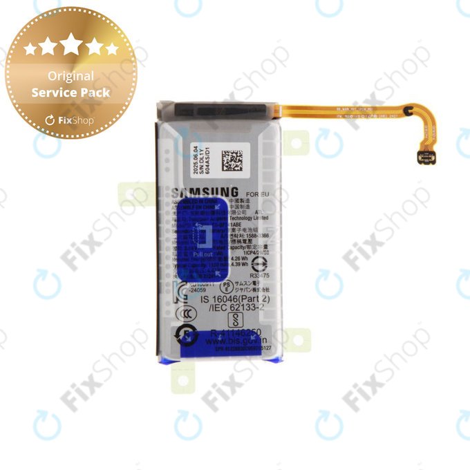 Battery for Samsung Z Flip7 FE, Main, EB-BF741ABE, GH82-37736A, Genuine Service Pack