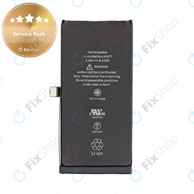 Battery for iPhone 12 Mini, 2227mAh, A2471, Service Pack