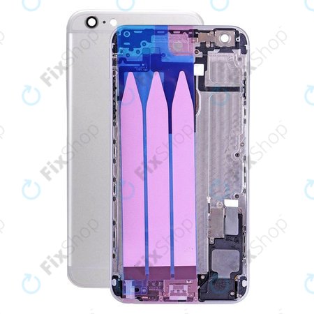 Apple iPhone 6 Plus - Rear Housing with Small Parts (Silver)