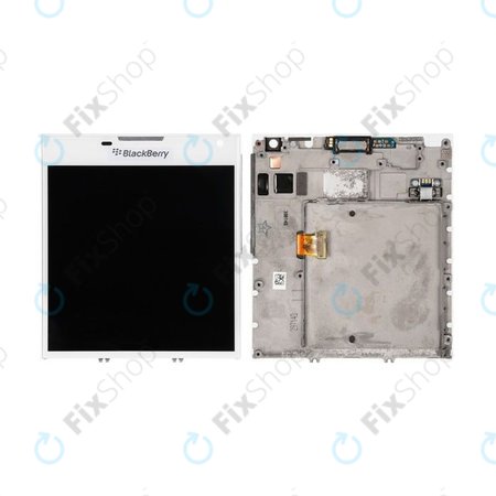 Blackberry Passport - LCD Display + Touch Screen + Frame (White) TFT