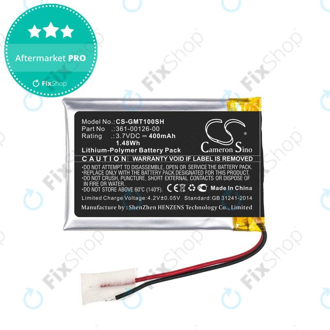Garmin Fenix 6X, 6X Pro Solar, Tactix Delta - Battery 361-00126-00 400mAh HQ