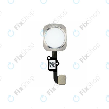 Apple iPhone 6, 6 Plus - Home Button + Flex Cable (Silver)