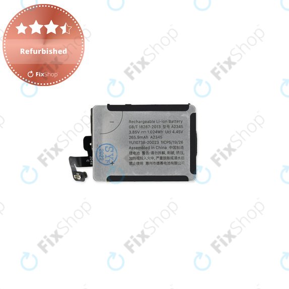 Battery for Apple Watch 6 40mm, 266mAh, Refurbished