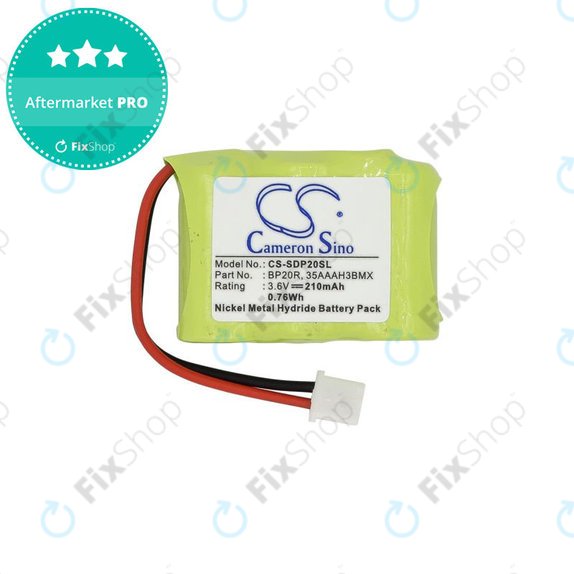 Battery for Dogtra Receiver, Collar, 210mAh, Ni-MH, 3.6V, BP20R, HQ