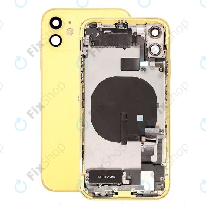 Apple iPhone 11 - Rear Housing with Small Parts (Yellow)