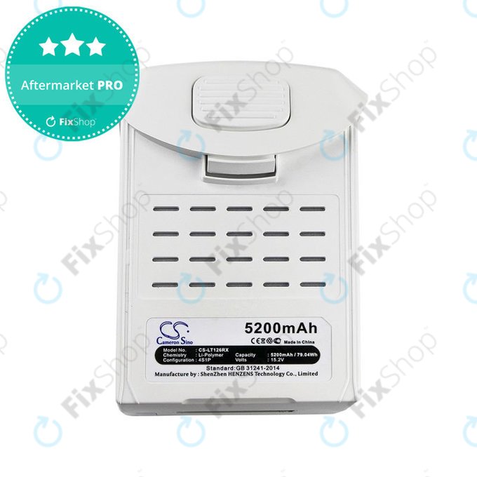 Battery for DJI Phantom 4, 5200mAh, Li-Pol, 15.2V, HQ