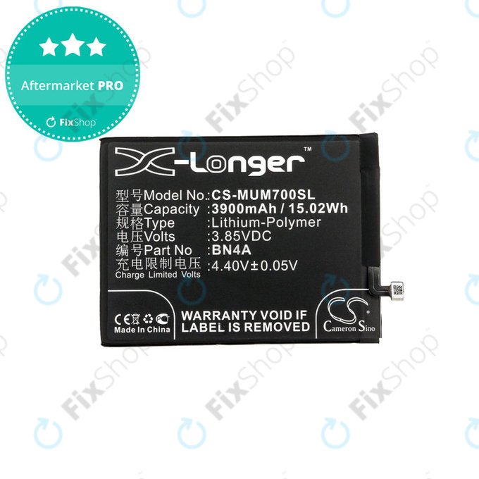 Battery for Xiaomi Redmi Note 7, 3900mAh, Li-Pol, 3.85 V, BN4A, HQ
