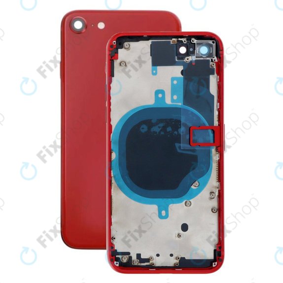 Apple iPhone SE (3rd Gen 2022) - Rear Housing (Red)