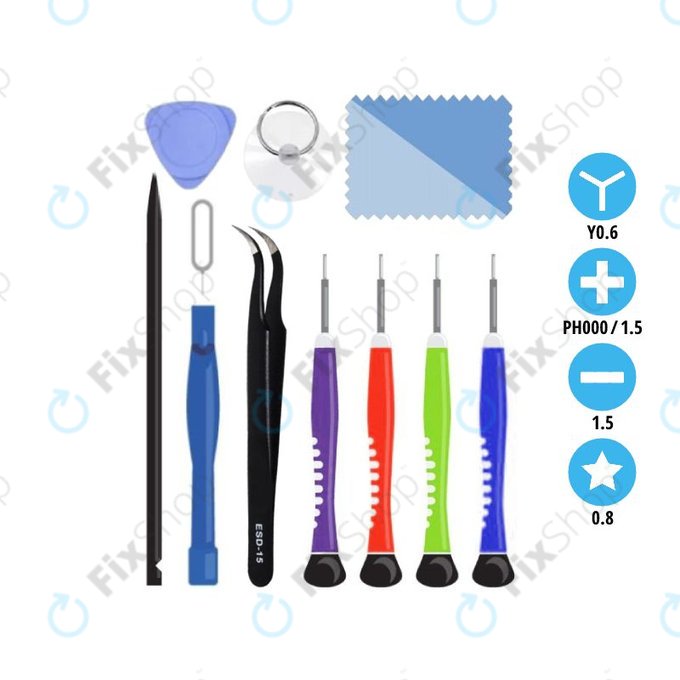 FixPremium - Complete Toolkit for Mobile Phone Assembly 11in1