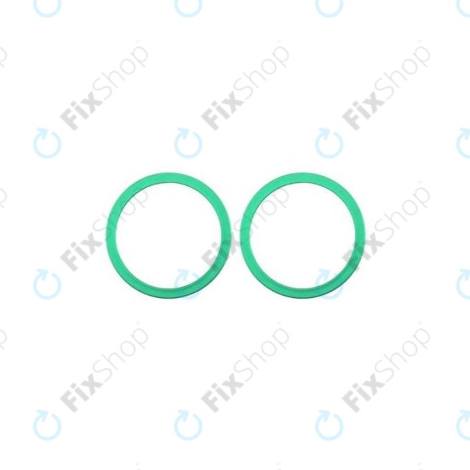 Apple iPhone 11, 12, 12 Mini - Rear Camera Lens Frame (Green) - 2pcs
