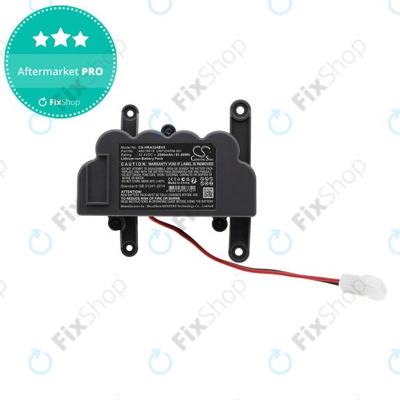 Battery for Hoover ATV324LD 1011, UNP324RM 1001, 2500mAh, Li-Ion, 32.4V, 48019919, HQ