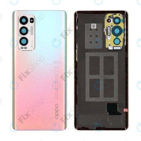 Oppo Find X3 Neo - Battery Cover (Galactic Silver) - 4906033 Genuine Service Pack