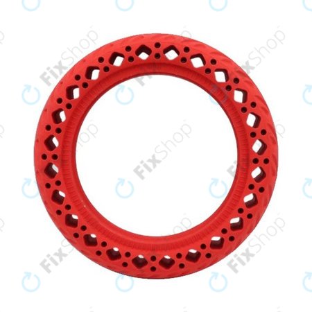 Xiaomi Mi Electric Scooter 1S, 2 M365, Essential, Pro, Pro 2 - Durable Full Tubeless Tire (Type 2) (Red)