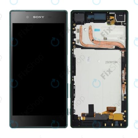 Sony Xperia Z5 Dual E6683 - LCD Display + Touch Screen + Frame (Green) - 1298-5924