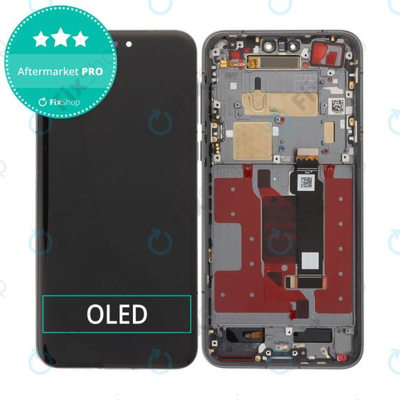 Honor Magic7 Pro - LCD Display + Touch Screen + Frame (Midnight Black) OLED