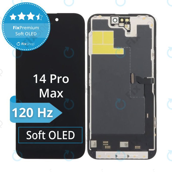 Display Soft OLED for iPhone 14 Pro Max, Touch Screen with Frame, DIAGNOSTIC