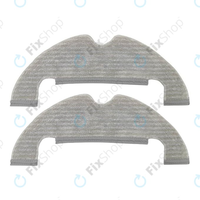 Mop Cloth, 2pcs, Microfiber for Xiaomi Mi Robot Vacuum Mop 2 Ultra, Dreame Z10 Pro, L10 Plus