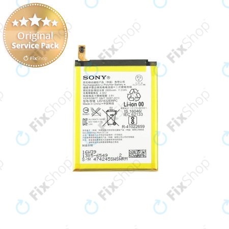 Sony Xperia XZ F8331 - Battery LIS1632ERPC 2900mAh - 1305-6549 Genuine Service Pack