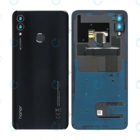 Huawei Honor 10 Lite (HRY-LX1) - Rear Plastic Frame (Midnight Black) - 02352HAF