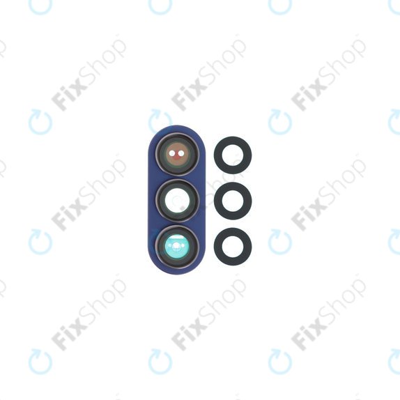 Samsung Galaxy Z Fold 7 F966B - Rear Camera Lens + Frame (Blue Shadow)