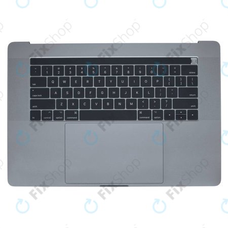 Apple MacBook Pro 15" A1707 (Late 2016 - Mid 2017) - Top Keyboard Frame + Keyboard US + Microphone + Trackpad + Speakers (Space Gray)