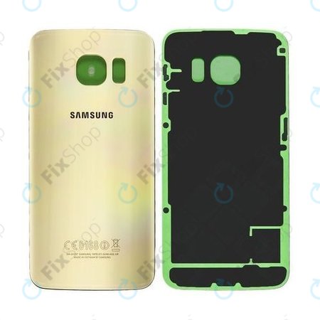 Samsung Galaxy S6 Edge G925F - Battery Cover (Gold Platinum) - GH82-09602C Genuine Service Pack