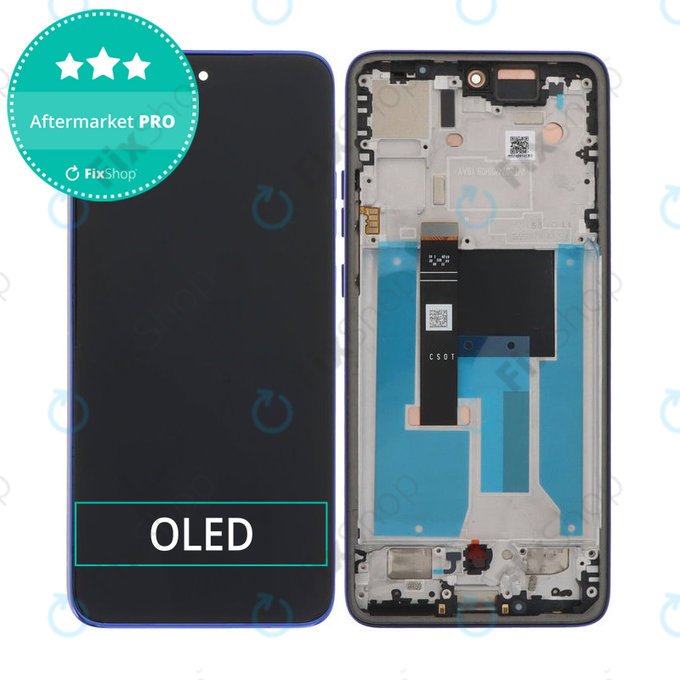 Motorola Edge 50 Neo - LCD Display + Touch Screen + Frame (Nautical Blue) OLED