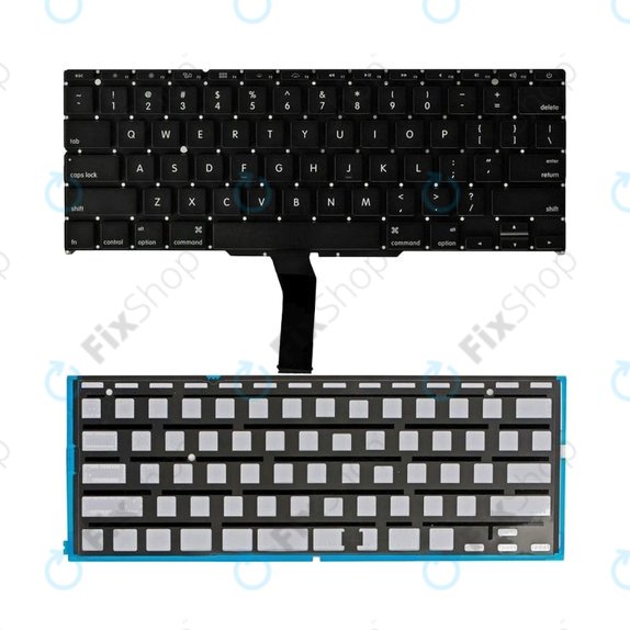 Apple MacBook Air 11" A1370 (Late 2010 - Mid 2011), A1465 (Mid 2011 - Early 2015) - Keyboard + Backlight US