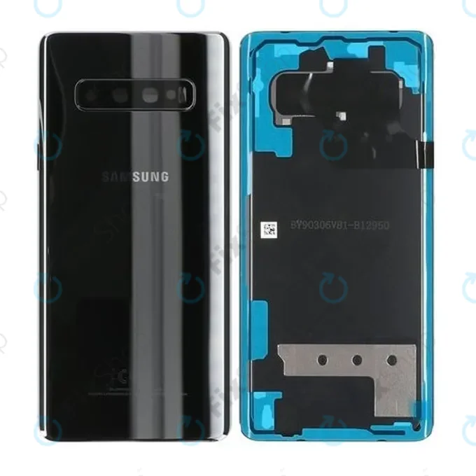 Samsung Galaxy S10 Plus G975F - Battery Cover (Ceramic Black) - GH82-18867A Genuine Service Pack