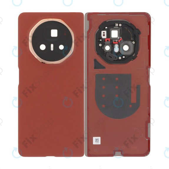 Honor Magic V3 - Battery Cover Assembly (Reddish Brown)