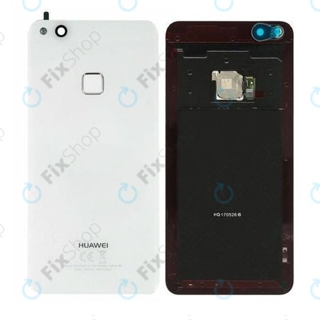 Huawei P10 Lite - Battery Cover + Fingerprint Sensor (White) - 02351FXA Genuine Service Pack