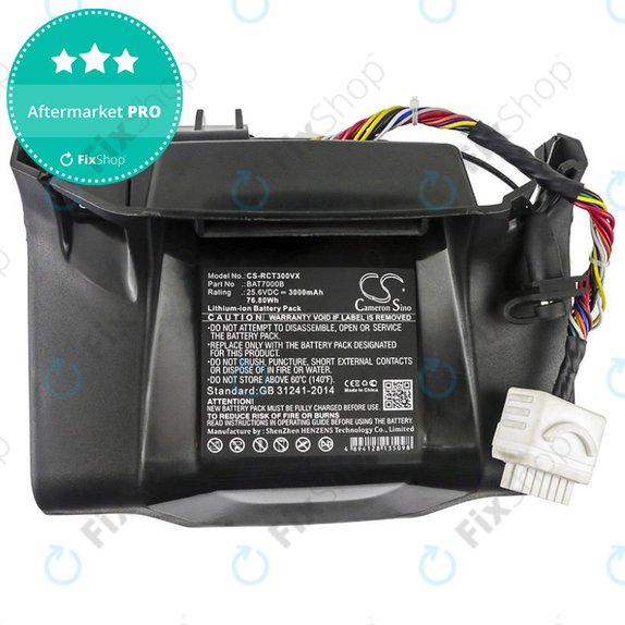 Battery for Robomow City MC300, 400, 500, 800, 1000, 1200, 3000mAh, Li-Ion, 25.6V, BAT7000B, HQ