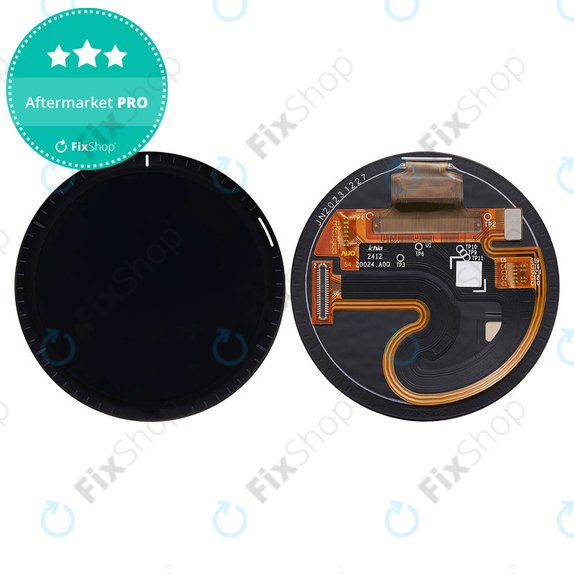 OLED display + Touch screen without frame (Black) for Garmin Forerunner 965