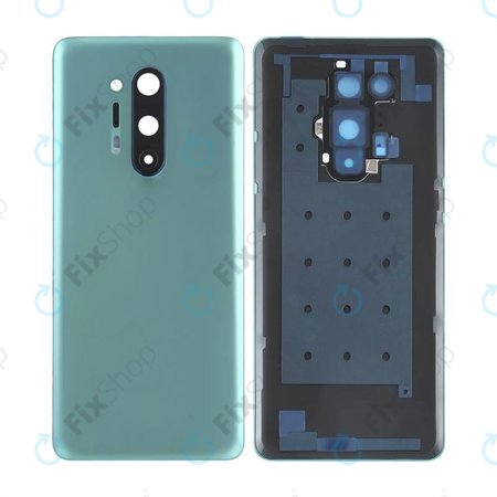 OnePlus 8 Pro - Battery Cover + Rear Camera Lens (Glacial Green)