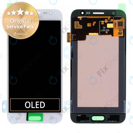 Samsung Galaxy J5 J500F - LCD Display + Touch Screen (White) - GH97-17667A Genuine Service Pack