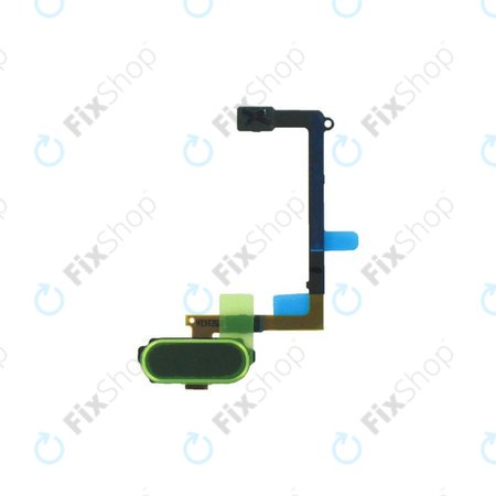 Samsung Galaxy S6 G920F - Home Button + Flex cable (Black Sapphire) - GH96-08166B Genuine Service Pack