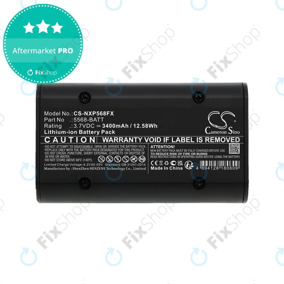 Battery for Nightstick 5566, 5568, 3400mAh, Li-Ion, 3.7V, 5568-BATT, HQ