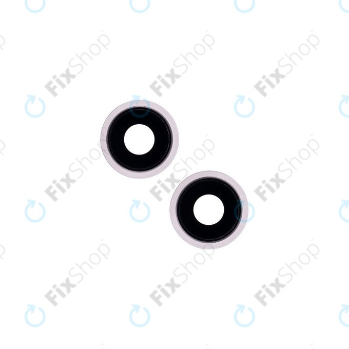 Apple iPhone 13, 13 Mini - Rear Camera Lens + Frame (Pink) - 2pcs