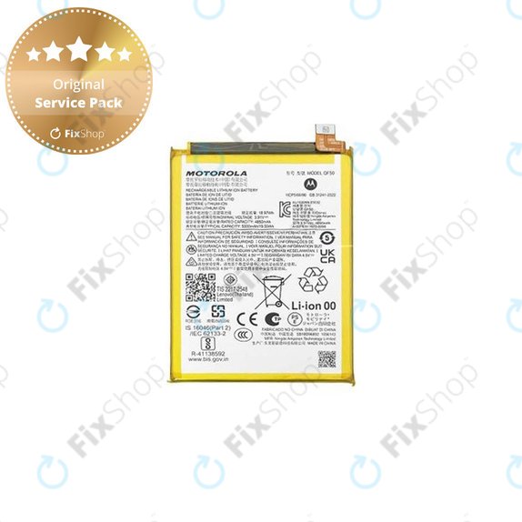 Motorola Moto G04, G24, G34 - Battery QF50 5000mAh - SB18E20083 Genuine Service Pack