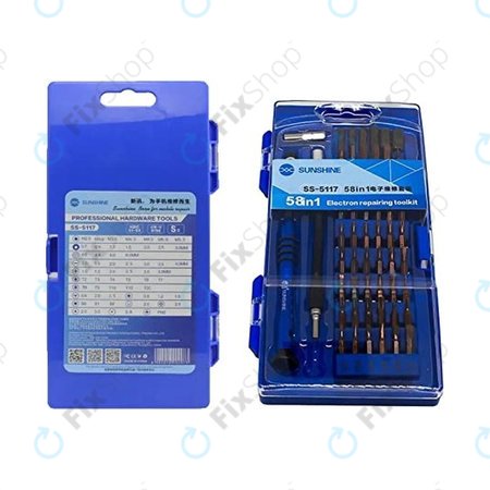 Sunshine SS-5117 - Precision Screwdriver and Bit Set 58in1