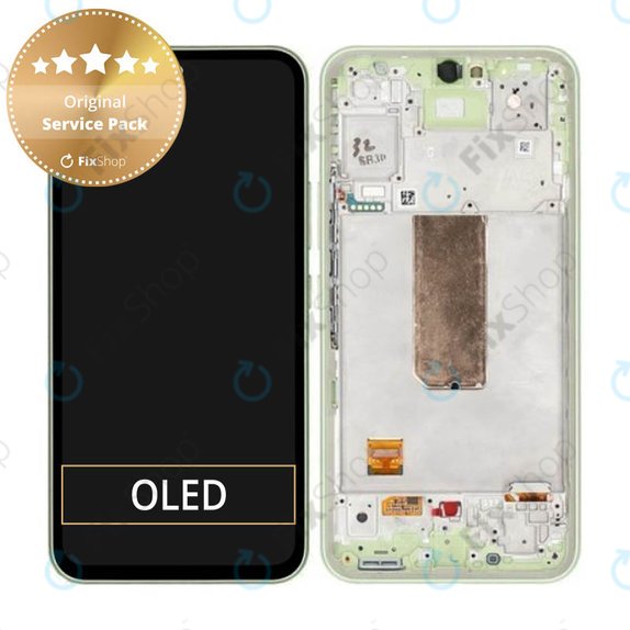 Samsung Galaxy A54 5G A546B - LCD Display + Touch Screen + Frame (Light Green) - GH82-31231C, GH82-31232C Genuine Service Pack