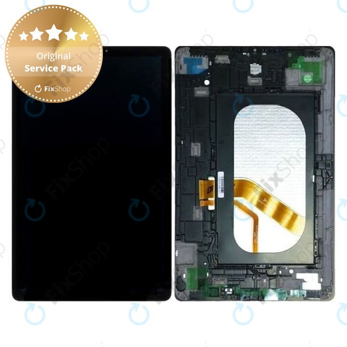 Samsung Galaxy Tab S4 10.5 T830, T835 - LCD Display + Touch Screen + Frame (Black) - GH97-22199A Genuine Service Pack